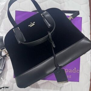 NEVER USED | NEW  | KATE SPADE | Cameron Street Black Velvet Purse